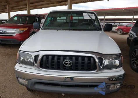 2001 Toyota Tacoma Base V6 z USA, uszkodzony, nr VIN 5TEWN72N71Z722080